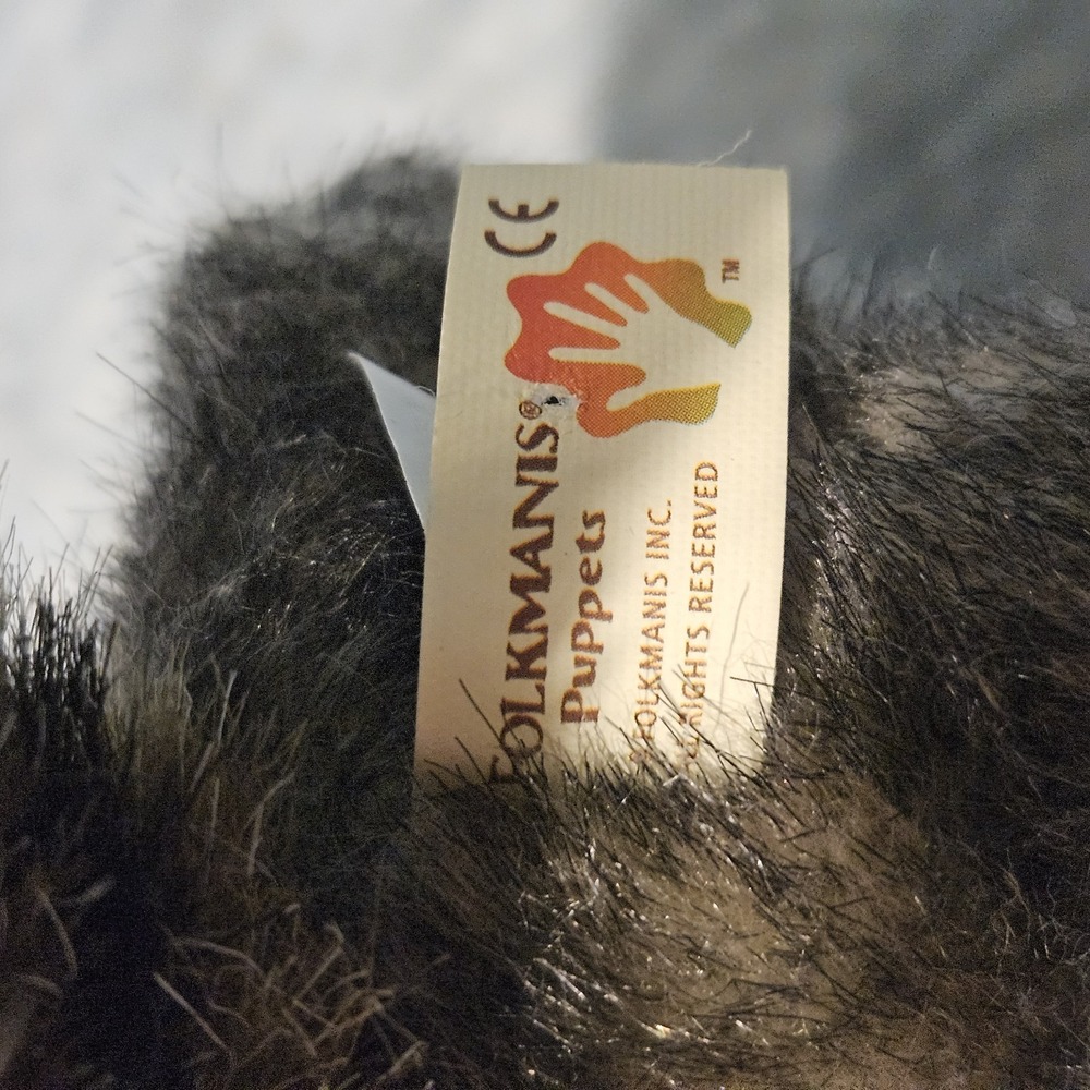 Folkmanis Raccoon Finger Puppet Plush 4"‎ 17-YM-016 - Picture 2 of 9